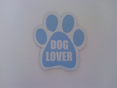 Blue Paw Print - Dog Lover Magnet Blue Paw Print - Dog Lover Magnet