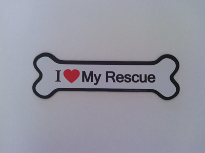 I Heart My Rescue Magnet I Heart My Rescue Magnet