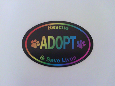 Rescue, Adopt, and Save Lives Magnet Rescue, Adopt, and Save Lives Magnet